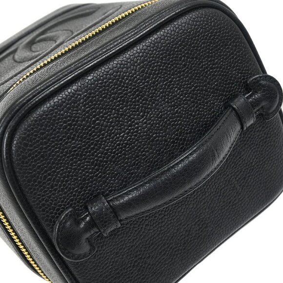 Chanel Black Calfskin Timeless Vanity Handbag 155654 - Picture 5 of 10